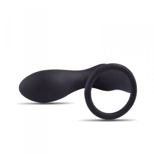 PLUG ANAL VIBRATÓRIO COM ANEL P-RING DARK SIDE PRETO - Image 3