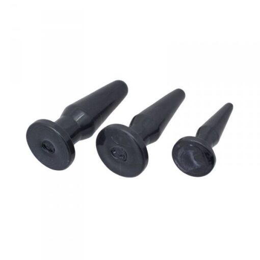 CONJUNTO DE 3 PLUGS ANAIS TIMELESS ANAL PLUGS PRETOS - Image 2