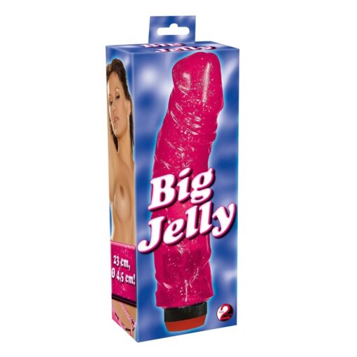 VIBRADOR BIG JELLY ROSA - Image 2