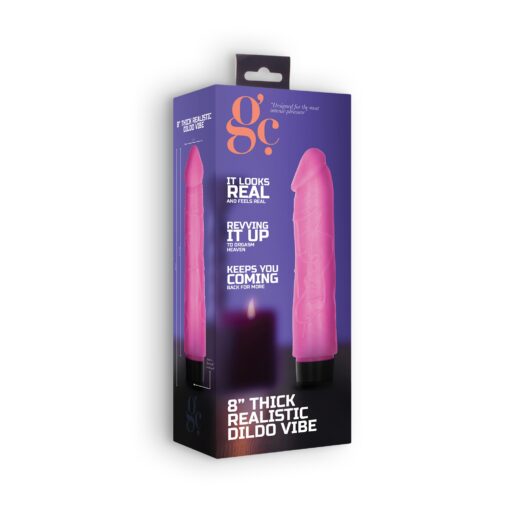 VIBRADOR REALÍSTICO 8 THICK VIBE GC ROSA - Image 4