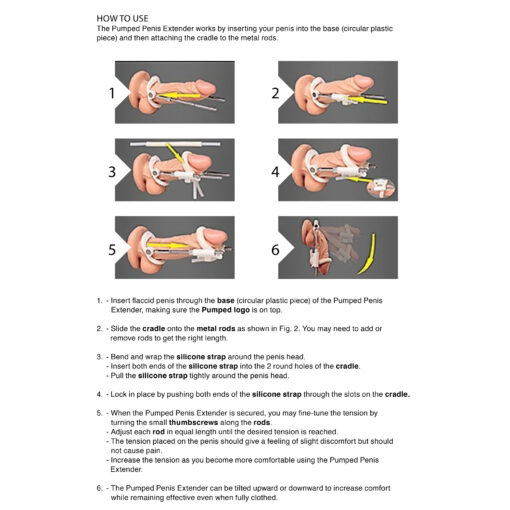EXTENSOR DE PÉNIS POR TRAÇÃO PENIS EXTENDER PUMPED BRANCO - Image 5