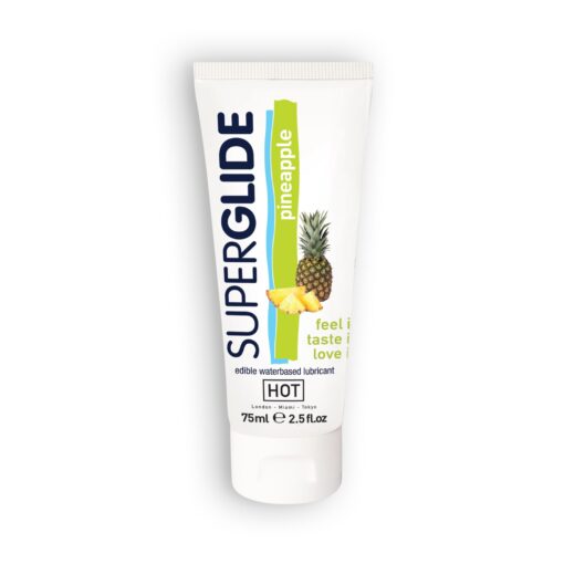 LUBRIFICANTE COMESTÍVEL HOT? SUPERGLIDE ANANÁS 75ML
