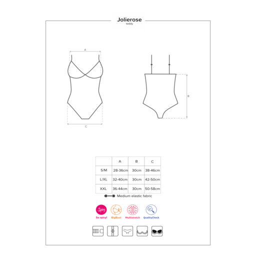 BODY JOLIEROSE OBSESSIVE VERMELHO - Image 7