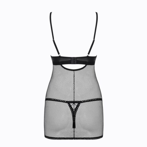 CAMISA DE NOITE E TANGA REDELLA OBSESSIVE PRETA - Image 6
