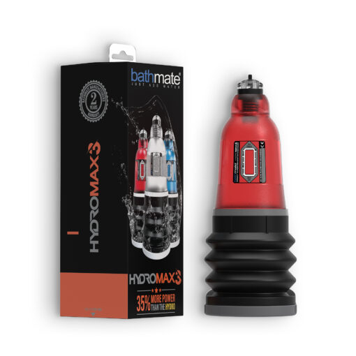 BOMBA PARA O PÉNIS BATHMATE HYDROMAX 3 VERMELHA - Image 2