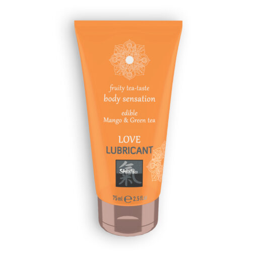 LUBRIFICANTE BEIJÁVEL LOVE FRUITY TEA COM SABOR A CHÁ VERDE E MANGA SHIATSU? 75ML