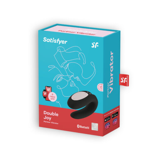 VIBRADOR DOUBLE JOY COM APP SATISFYER PRETO - Image 7