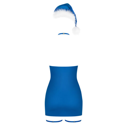 VESTIDO KISSMAS RED OBSESSIVE AZUL - Image 4