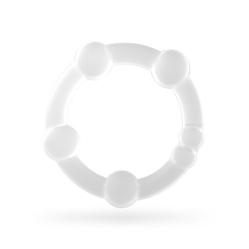 SET DE ANÉIS PENIANOS TRIPLE BEAD TRANSPARENTES CRUSHIOUS - Image 4