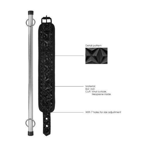 BARRA AFASTADORA LUXURY SPREADER BAR OUCH! PRETA - Image 7
