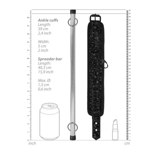 BARRA AFASTADORA LUXURY SPREADER BAR OUCH! PRETA - Image 8