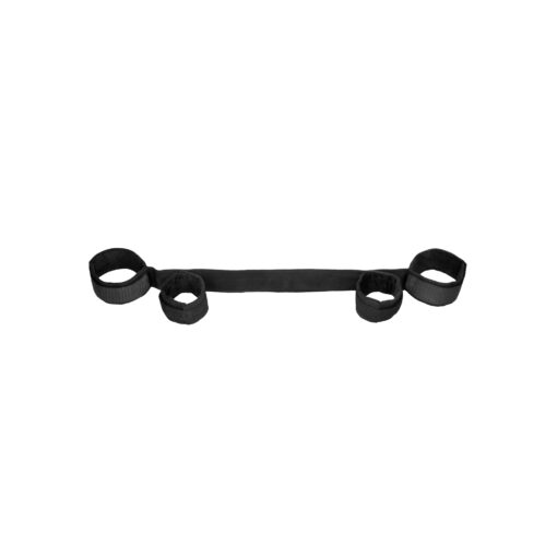 BARRA AFASTADORA COM ALGEMAS OUCH! SPREADER BAR WITH CUFFS PRETA - Image 3