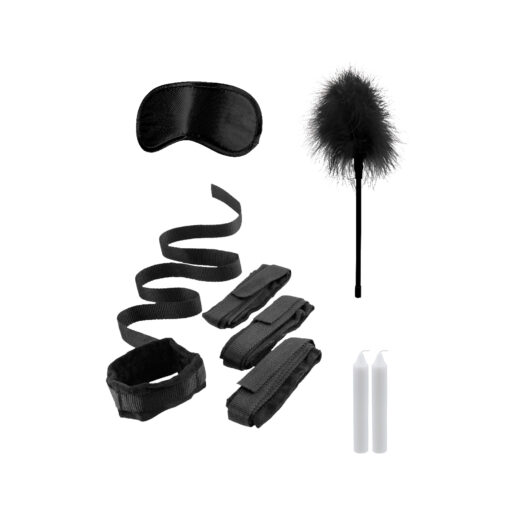 KIT DE RESTRIÇÃO BED BINDINGS RESTRAINT KIT OUCH! PRETO - Image 2