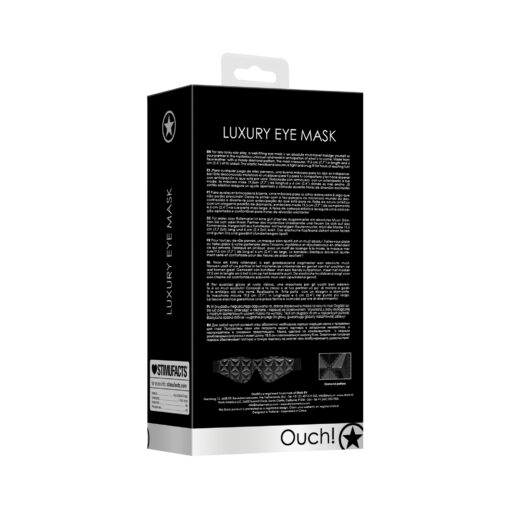 VENDA LUXURY EYE MASK OUCH! PRETA - Image 7