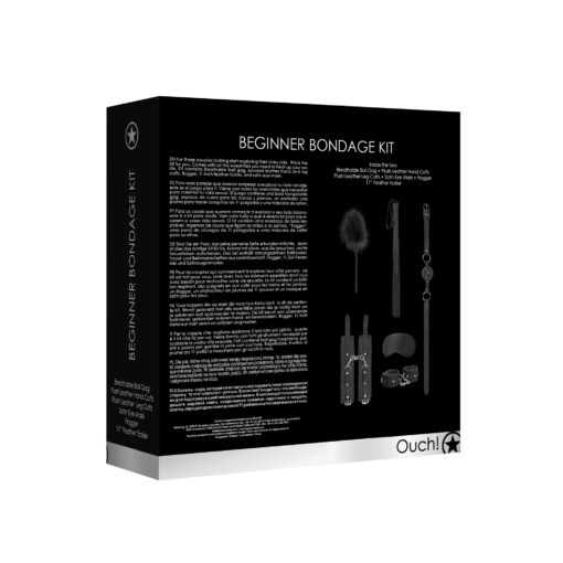 KIT DE BONDAGE BEGINNERS BONDAGE KIT OUCH! PRETO - Image 4