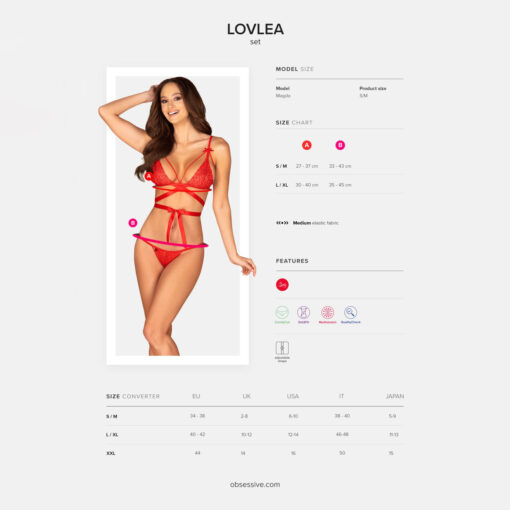CONJUNTO LOVLEA OBSESSIVE VERMELHO - Image 5