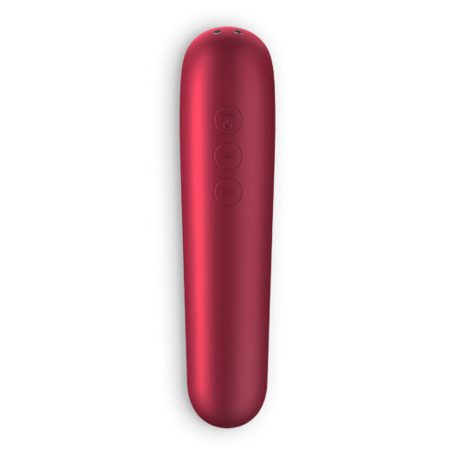 VIBRADOR DUAL LOVE COM APP SATISFYER VERMELHO - Image 5
