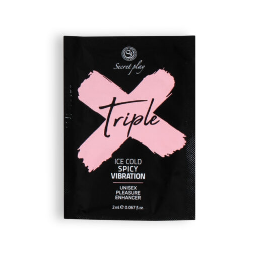 GEL ESTIMULANTE TRIPLE X UNISEXO SECRET PLAY 2ML - Image 2