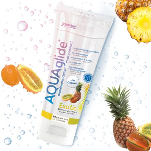 LUBRIFICANTE AQUAGLIDE FRUTOS EXÓTICOS 100ML - Image 2