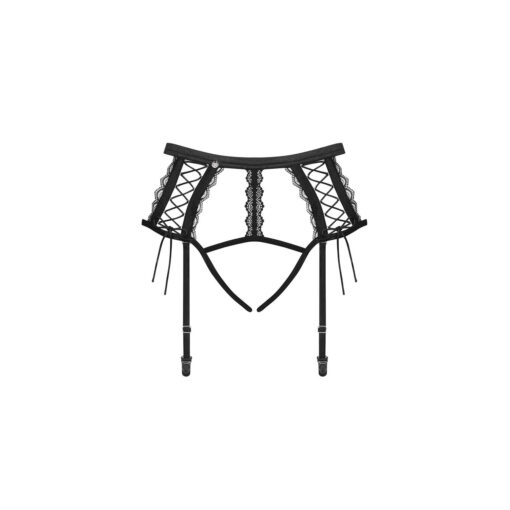 CINTO DE LIGAS E TANGA BRAVELLE OBSSESSIVE PRETO - Image 5