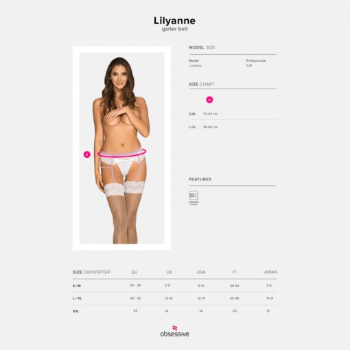 CINTO DE LIGAS LILYANNE OBSESSIVE BRANCO - Image 5