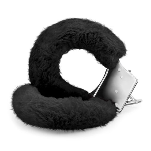 ALGEMAS DE PELUCHE LOVE CUFFS CRUSHIOUS PRETAS - Image 2