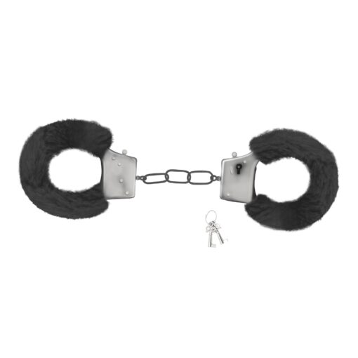 ALGEMAS DE PELUCHE LOVE CUFFS CRUSHIOUS PRETAS - Image 3