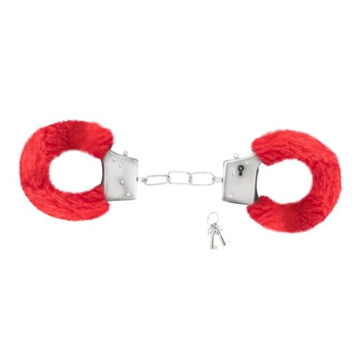 ALGEMAS DE PELUCHE LOVE CUFFS CRUSHIOUS VERMELHAS - Image 3