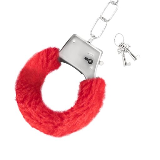 ALGEMAS DE PELUCHE LOVE CUFFS CRUSHIOUS VERMELHAS - Image 4
