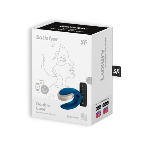 VIBRADOR DOUBLE LOVE COM APP SATISFYER AZUL - Image 7