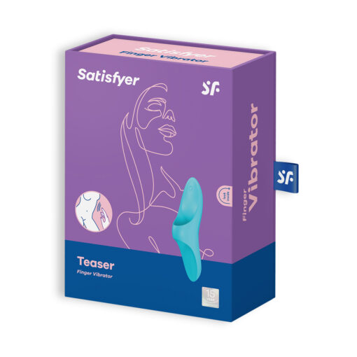 VIBRADOR DE DEDO TEASER SATISFYER AZUL - Image 6