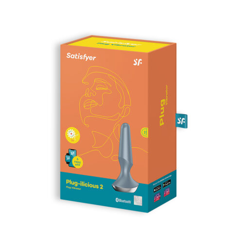 PLUG ANAL PLUG-ILICIOUS 2 SATISFYER CINZENTO - Image 2