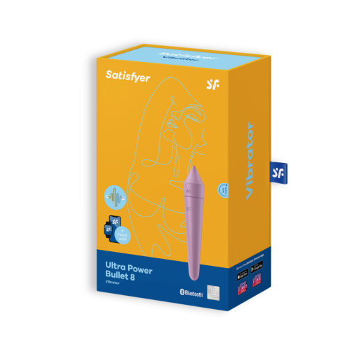 BALA VIBRATÓRIA ULTRA POWER BULLET 8 COM APP SATISFYER LILÁS - Image 6