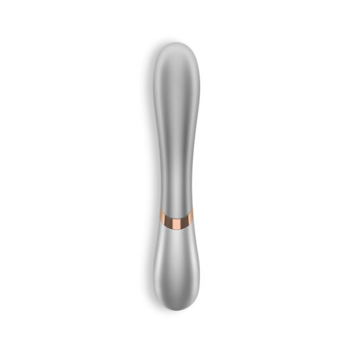 VIBRADOR HOT LOVER COM APP SATISFYER CINZA - CHAMPANHE - Image 4