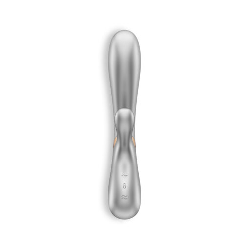 VIBRADOR HOT LOVER COM APP SATISFYER CINZA - CHAMPANHE - Image 5