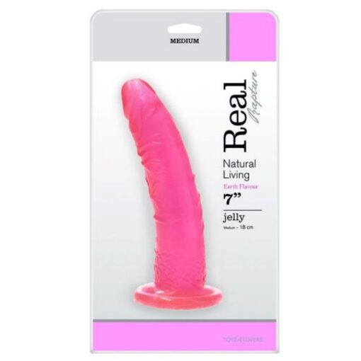DILDO REAL RAPTURE EARTH FLAVOUR 7'' ROSA - Image 4