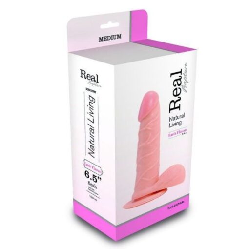 DILDO REALÍSTICO REAL RAPTURE EARTH FLAVOUR 6.5'' BRANCO - Image 3