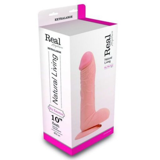 DILDO REALÍSTICO REAL RAPTURE SKY EMOTION 10'' BRANCO - Image 3