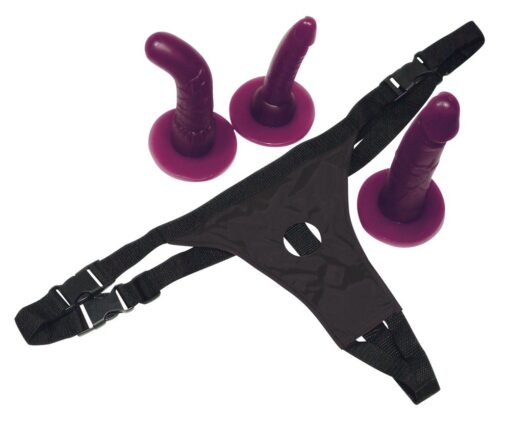 STRAP-ON COM 3 DILDOS BAD KITTY - Image 2