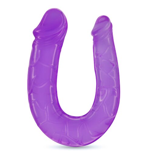 DEEP DIVER DILDO DUPLO COM LUBRIFICANTE ANAL 50ML CRUSHIOUS ROXO - Image 2