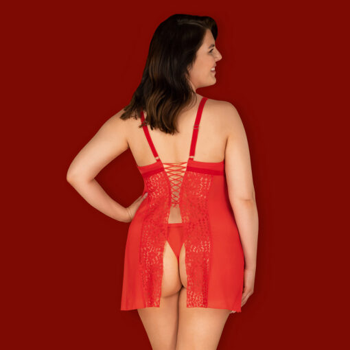 CAMISA DE NOITE E TANGA BLOSSMINA TAMANHO QUEEN OBSESSIVE - Image 2