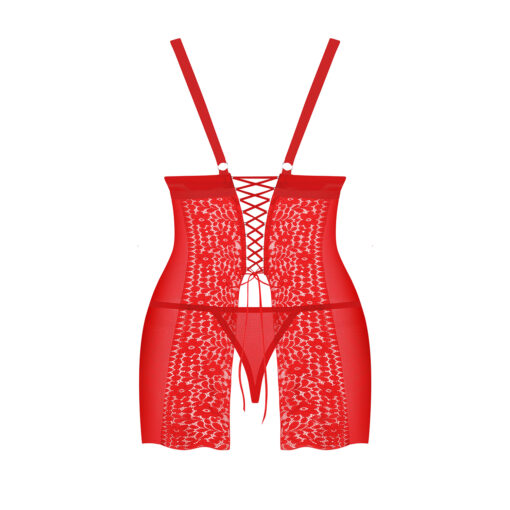CAMISA DE NOITE E TANGA BLOSSMINA TAMANHO QUEEN OBSESSIVE - Image 4