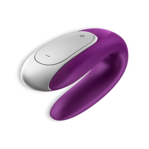 VIBRADOR DOUBLE FUN COM APP SATISFYER ROXO - Image 4