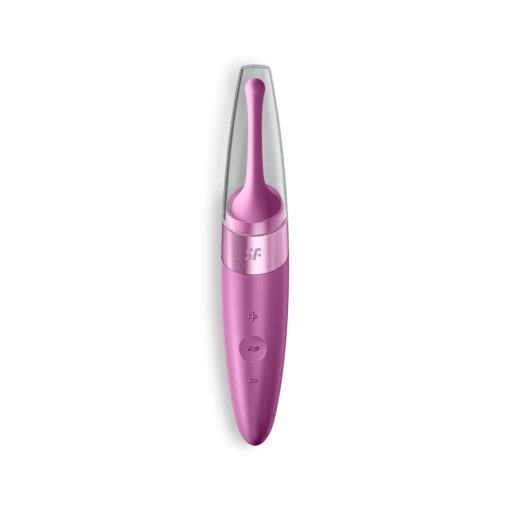 VIBRADOR TWIRLING DELIGHT SATISFYER BORDEAUX - Image 5