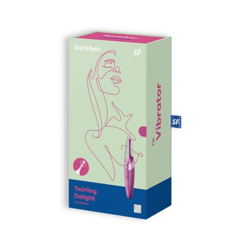 VIBRADOR TWIRLING DELIGHT SATISFYER BORDEAUX - Image 6