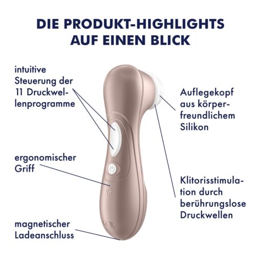 ESTIMULADOR DE CLÍTORIS RECARREGÁVEL SATISFYER PRO 2 GENERATION 2 - Image 19