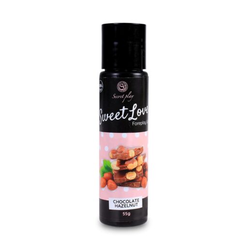 GEL LUBRIFICANTE COM SABOR A CHOCOLATE E AVELÃS SWEET LOVE SECRET PLAY 60ML - Image 2