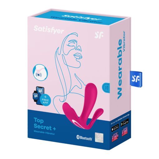 ESTIMULADOR DO PONTO-G E ANAL TOP SECRET + COM APP SATISFYER ROSA - Image 7