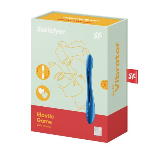 VIBRADOR ELASTIC GAME SATISFYER AZUL - Image 9