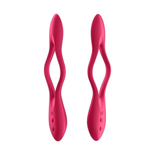 VIBRADOR ELASTIC JOY SATISFYER VERMELHO - Image 4